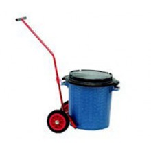 Diable porte poubelle 50 ou 100 L ou porte bouteille gaz m&eacute;nager