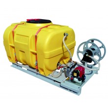 Cuve d'arrosage PE &eacute;quip&eacute;e sur plateau volume de 600 l &agrave; 2000 l pompe thermique