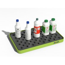 Cuvette de r&eacute;tention avec caillebotis PE - 8 l