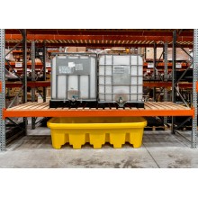 Bac pour rayonnage &agrave; poser au sol finition acier volume 1000 l