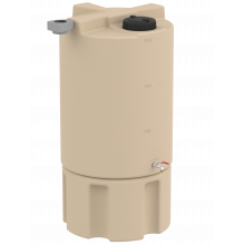 R&eacute;cup&eacute;rateur d'eau de pluie hors sol pour goutti&egrave;re 300 l BEIGE