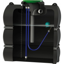 R&eacute;cup&eacute;rateur d'eau de pluie hors sol 700 l tout &eacute;quip&eacute;