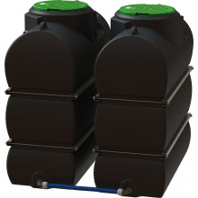 R&eacute;cup&eacute;rateur d'eau de pluie hors sol 1600 l tout &eacute;quip&eacute;