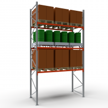 Rayonnage &agrave; palettes 2700 x 1100 3 niveaux