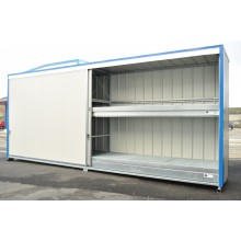 Armoire INTEGRAL 8 m sur 2 niveaux t&ocirc;l&eacute;e avec2 portes coulissantes