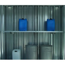 Rayonnage galvanis&eacute; mont&eacute; pour charges l&eacute;g&egrave;res : &eacute;tag&egrave;re Lg 1,75 m sur 1 &agrave; 4 niveaux