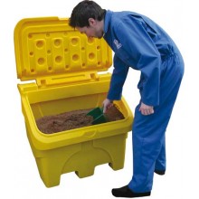 Coffre &agrave; sel ou sable PE volume 110 l