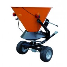 Epandeur &agrave; sel manuel acier grande capacit&eacute; de 260 l