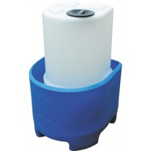 Cuve de dosage avec couvercle &agrave; visser et bac de r&eacute;tention volume de 60 l &agrave; 250 l