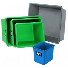 Bac de manutention rectangulaire rigide de 100 l &agrave; 2200 l