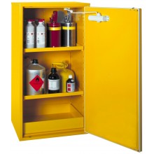 Armoire pour inflammable NF X 08-003 double paroi mod&egrave;le bas 1 porte