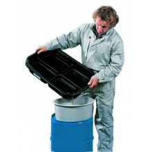 Bac de vidange en poly&eacute;thyl&egrave;ne