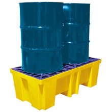 Bac de r&eacute;tention ECO finition PEHD 2 f&ucirc;ts de 220 l