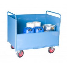 Chariot conteneur t&ocirc;l&eacute; sans toit